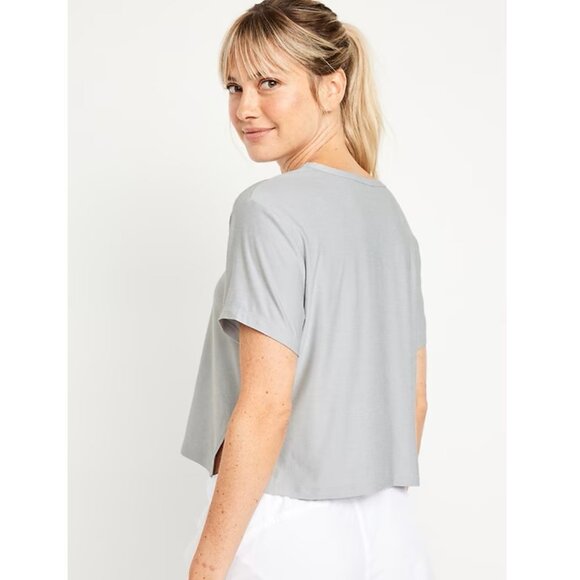 Old Navy Active Cloud Soft Cropped Tee NWT - Picture 2 of 9